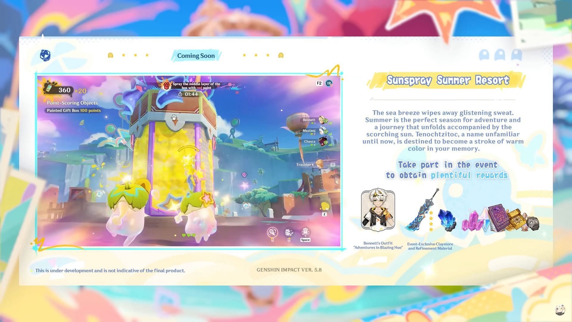 Sunspray Summer Resort (Image via HoYoverse)